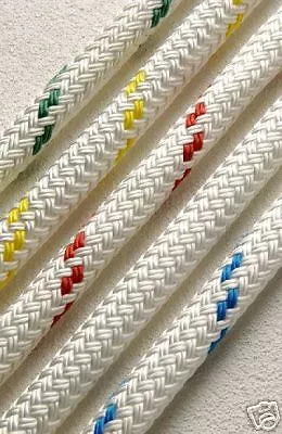 16MM  DOUBLE BRAIDED POLYESTER YACHT ROPE - Per Mtr