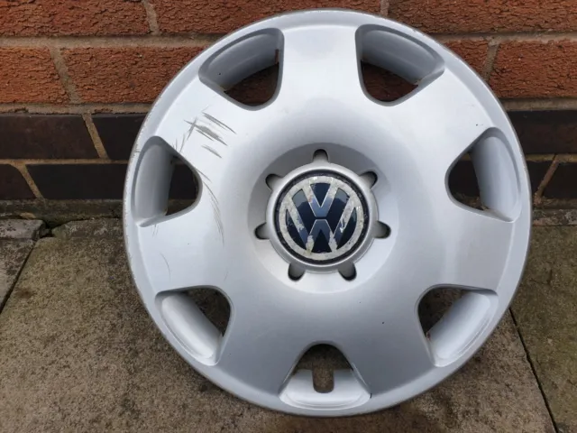 Single Volkswagen Polo 14" Wheel Trim Hub Cap x1 Genuine Used Part