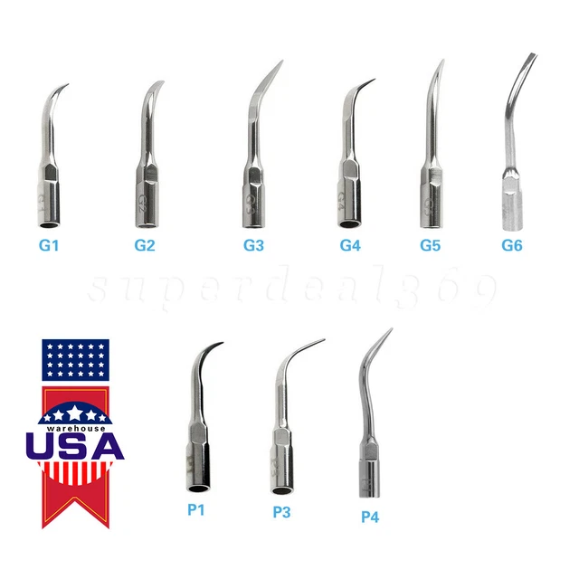 Dental Ultrasonic Scaler Tips Fit EMS/WOODPECKER Scaling Perio Periodentics OR