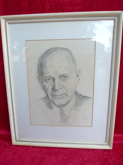 TABLEAU DESSIN PAYSAGE SIGNE RAIMBAULT EUR 20,00 - FR