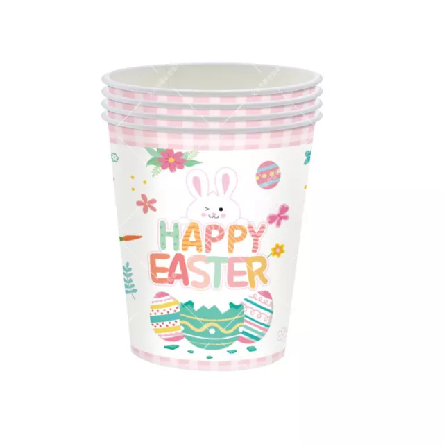 Easter Festiv Disposable Dinnerware, Party Themed Table Accessories BII