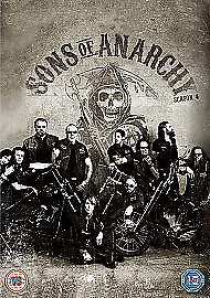 Sons of Anarchy: Season Four DVD (2012) Charlie Hunnam cert 15 4 discs