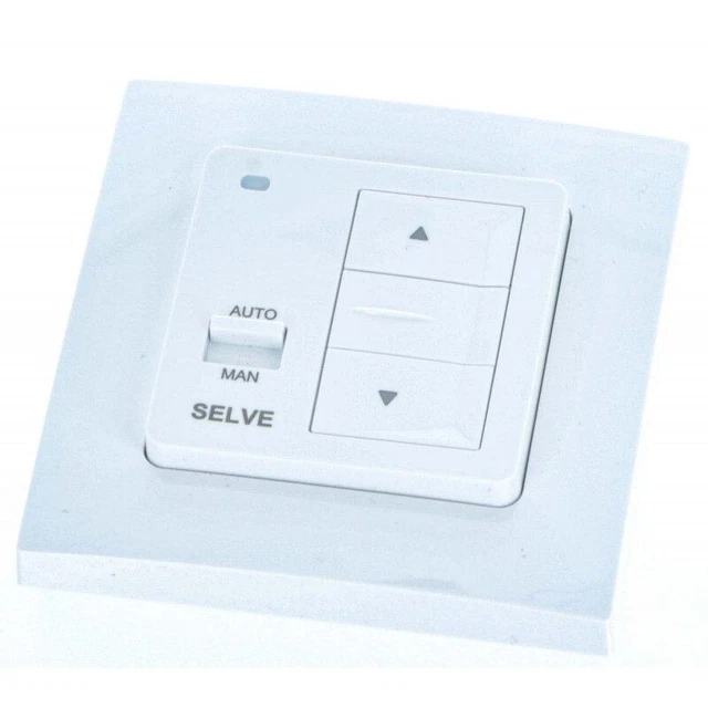 ￼Émetteur mural 1 canal Selve Commeo Wall Send 868 MHz - blanc signalisation