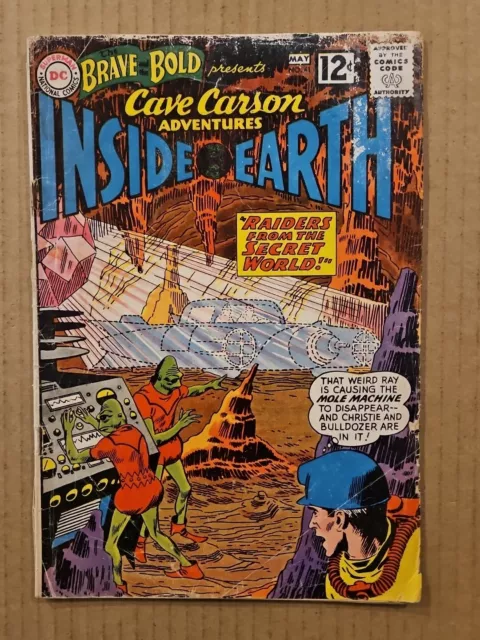 Brave And The Bold #41 Cave Carson DC 1962 Low Grade