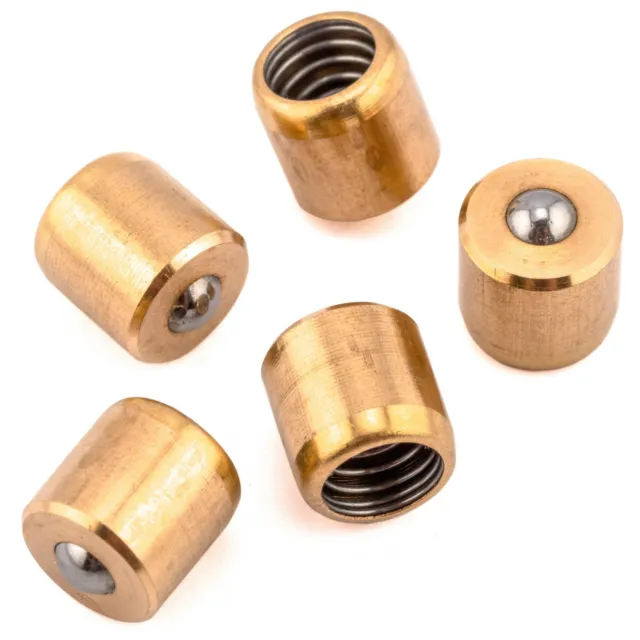 5pc 10mm Brass Ball Catch Latch Spring Push Button Cabinet Door For Strike Plate
