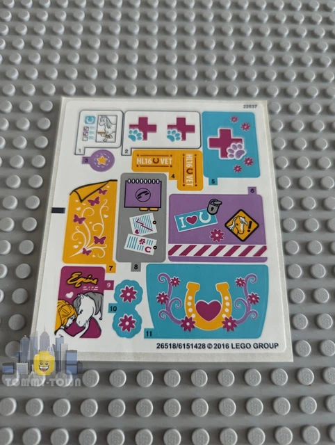 Lego friends sticker sheets online