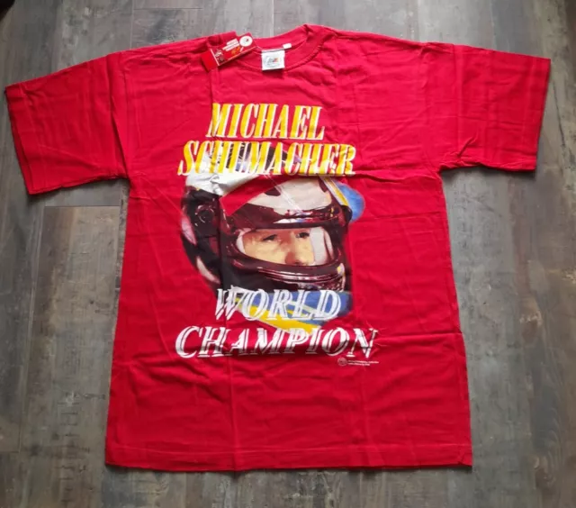 Michael Schumacher Shirt XXL NEU Formel1 Ferrari F1 90er Original Kult Racing