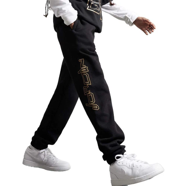Jordan Pantalone da Ragazzi Take Flight Black and Gold Nero Taglia XL (158-17...
