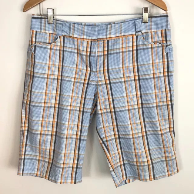 Lija Plaid Golf Shorts Bermuda Women's Size 12