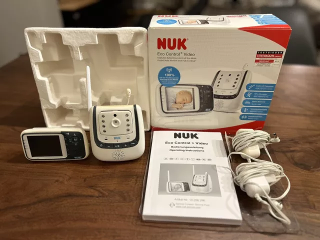 NUK Babyphone Eco Control+ Video, Gegensprechfunktion & Temperatur - Testsieger