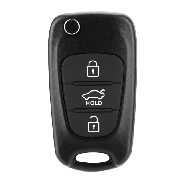 Flip 3 Button Remote Key Fob Case Shell Cover For KIA Rondo Sportage Soul Rio