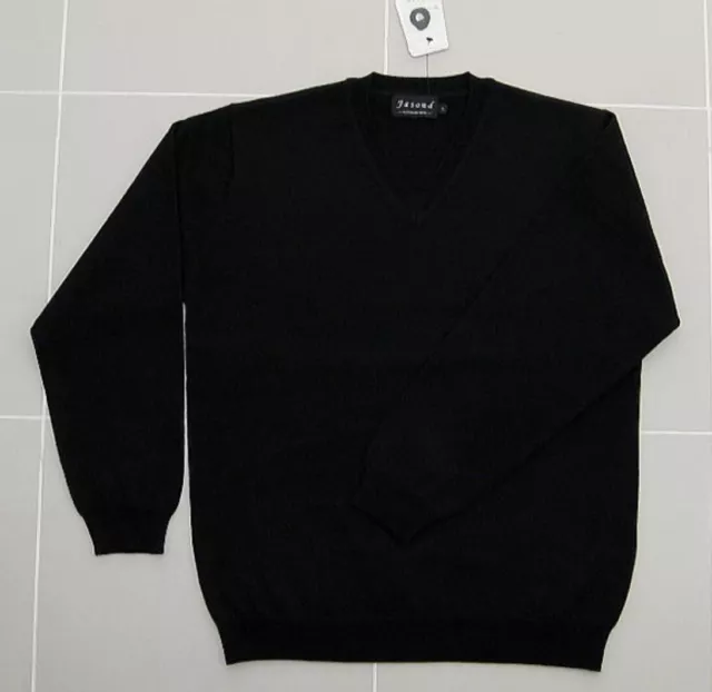 Men's Knit 100% Australian Merino WOOL V - Neck Jumper