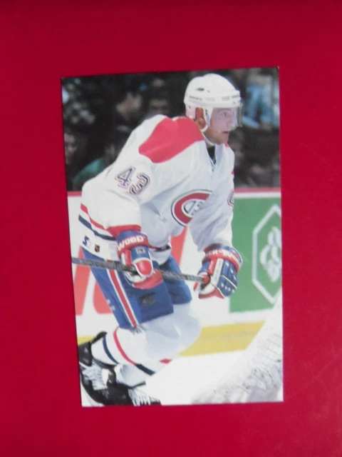 1999-2000-Montreal Canadiens-#43-Patrice Brisebois Postcard.