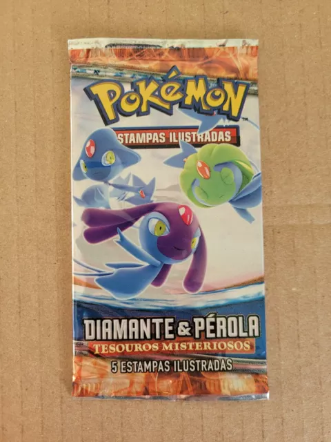 Pokemon Booster Pack Diamond and Pearl Mystery Treasures Portuguese 1x Pack