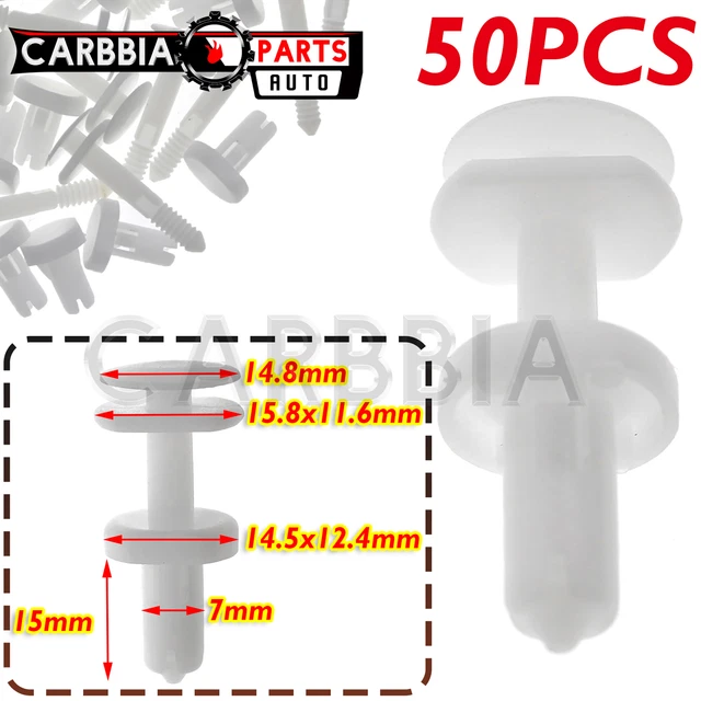 Fit GM Truck Chevrolet GMC Buick 50 Pcs Push Type Retainer Clips Door Trim Panel