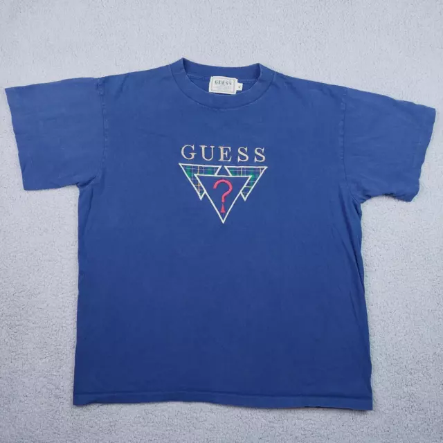 Vintage 90s GUESS Jeans Georges Marciano T Shirt Size Mens XL USA Single Stitch