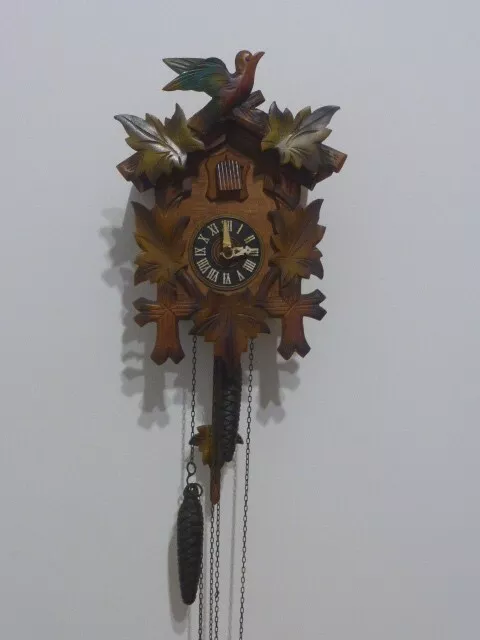 Orologio A Cucu Meccanico Made In Germany Anni 50 Da Revisionare