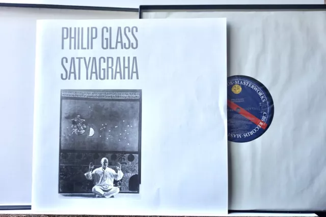 Philip Glass Satyagraha French Box 3 LPs CBS I3M 39672 3