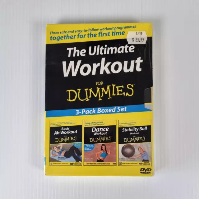 THE ULTIMATE WORKOUT For Dummies 3 pack Boxed Set DVDs New Sealed Free Post  $19.95 - PicClick AU