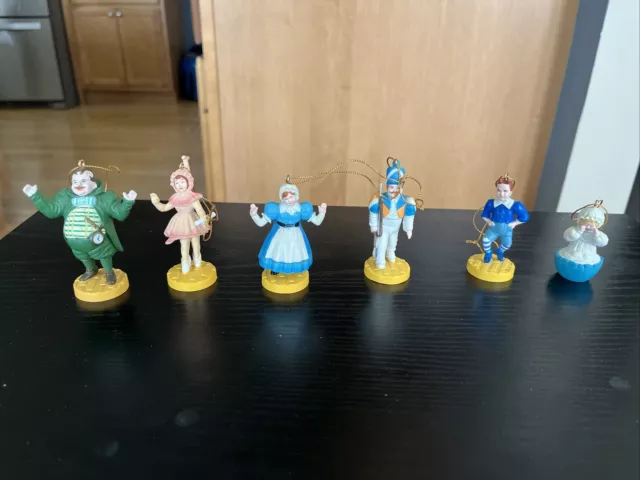 (6)Wizard of Oz Lot 1939 Loews Ren MGM 1987 1988 Turner China Figures 3”