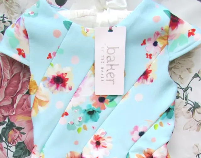 BNWT TED BAKER Floral Dress £32 Age 12-18 Months