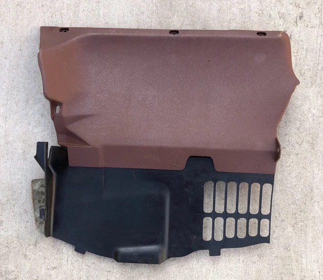Mercedes-Benz 300D 300TD 240D W123 OEM DASH PASSENGER RIGHT Kick Panel Henna Red