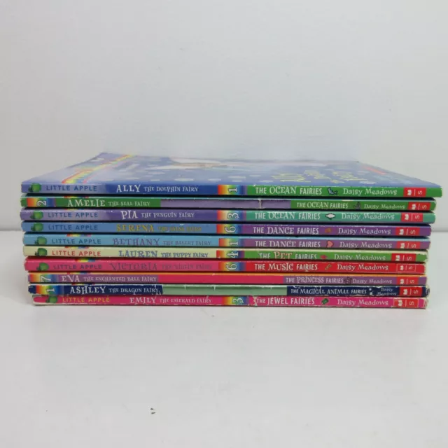 Lot of 10 Rainbow Magic Fairy Paperback Chapter Books by Daisy Meadows