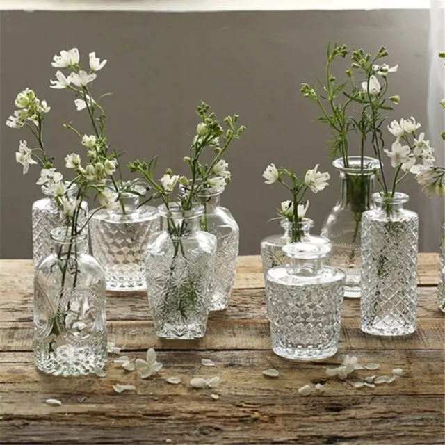Nordic Simple Flower Pot Table Decorative Glass Vase Hydroponic Terrarium