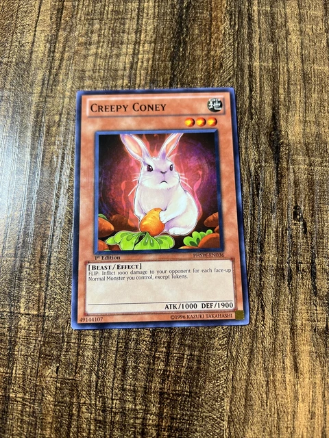Yu-Gi-Oh! Creepy Coney Card - PHSW-EN036 Common, Photon Shockwave Unlimited Edition, Beast Effect Monster - View #10
