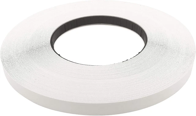 White Melamine 13/16" X 250' Roll of White Edge Banding – Pre-Glued