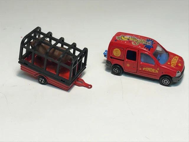 Remorque Majorette N°314 - Jouet Vintage Occasion - Voiture Miniature