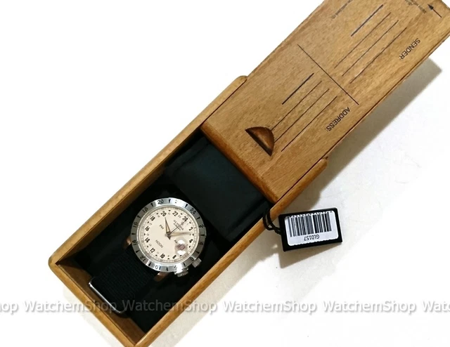 OROLOGIO SVIZZERO AUTOMATICO 1973 Gents 35mm Quadrante Blu SS Bulova D/D 17J EUR 146,25 - Foto 10