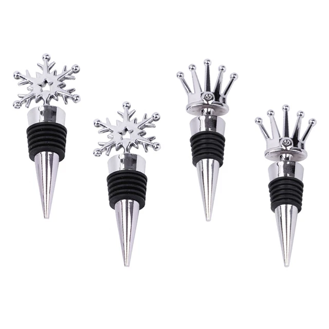 4 pz Forniture Vino Conservante Tapper Bevande Sughero Bevande Animale