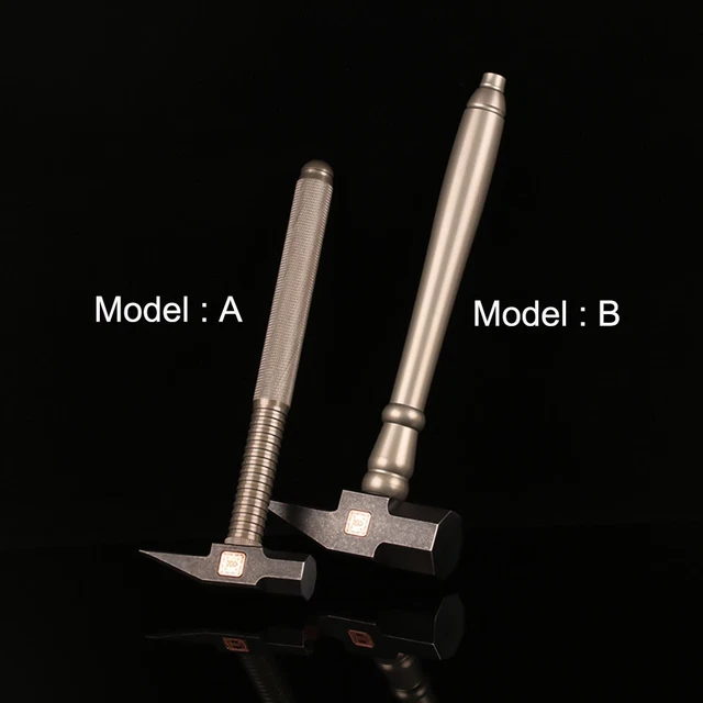 440C Acero Metalurgia Martillos Manija de Aluminio EDC Mano Artesanía Herramienta Hágalo Usted Mismo