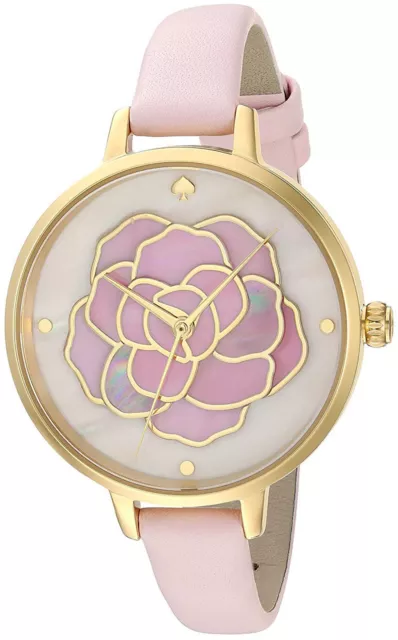 Kate Spade KSW1257 Metro Mother of Pearl Dial Leather Strap Women's Watch
