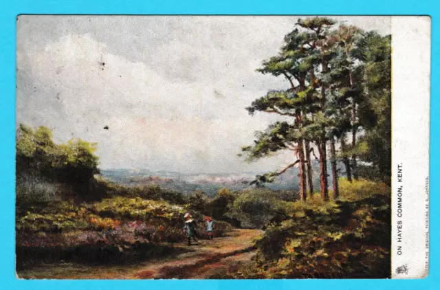 Dated 1904. On Hayes Common, Kent Painting by S.Johnson