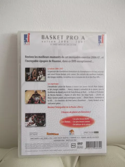 BASKET PRO A SAISON 2006-2007 - LE DVD OFFICIEL DE LA LNB 100% NEUF - Version FR 2