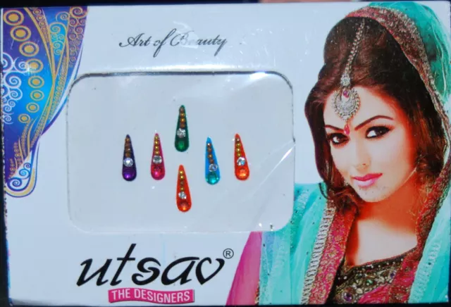 Bindi Bindis Tattoo Bollywood bijou de peau N° 23