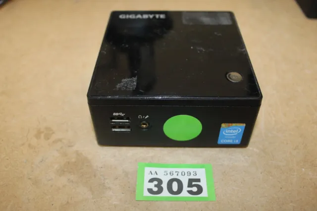 Gigabyte BRIX GB-BXi3-5010 Intel i3-5010 2,10GHz 8GB RAM, 240GB SSD, kein Netzteil