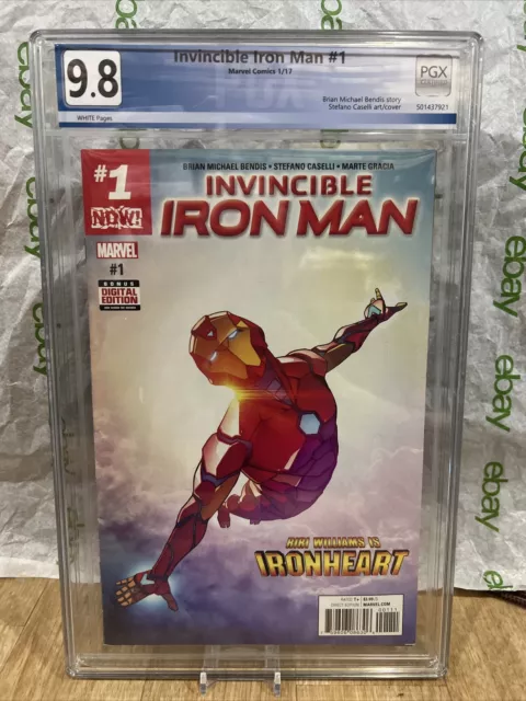 Invincible Iron Man #1 2017 - 1st Riri Williams Solo Series - CGC 9.8