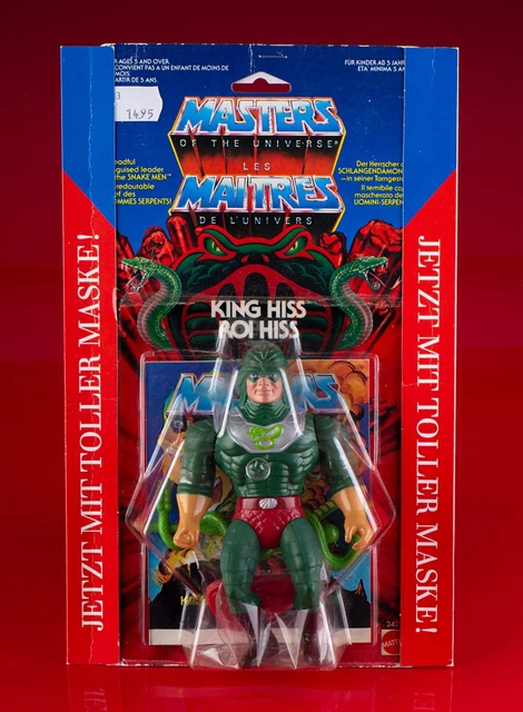 Masters of the Universe MOTU He-Man Promo Malaysia King Hiss Masken German MOSC