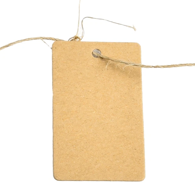 RUSTIC STYLE KRAFT Paper Tags for Wedding Favors Gifts and Crafts Set ...