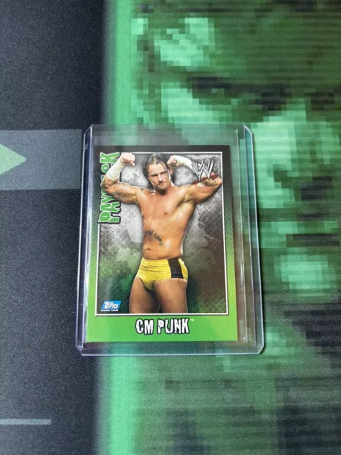 CM Punk Card Topps Payback 2006 - First WWE Card - Pack Fresh