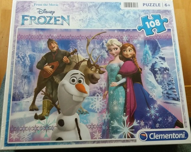 Ventes Flash Noël : Puzzle Lenticulaire Frozen - GRANDI GIOCHI - Elsa, Anna Et Olaf - 500 Pièces - Dessins Animés Et BD Pas Cher