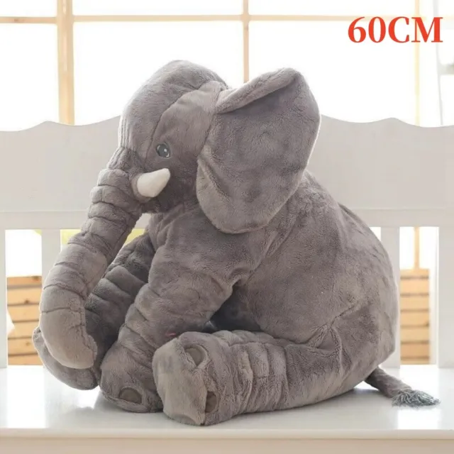 Large Elephant Pillow Plush Toys Kids Cute Soft Stuffed Kids Toy Animals 60CM