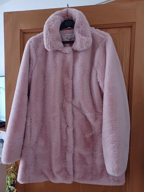 Manteau Noir En Fausse Fourrure Molly Bracken - Taille M - Style Chic - Neuf Sans étiquettes