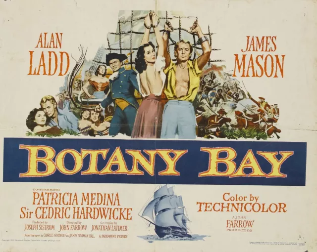 Botany Bay 1952 Alan Ladd Dvd copy of a public domain film disc only
