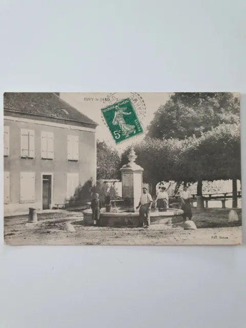 Carte Postale Ancienne Igny Le Jard 51