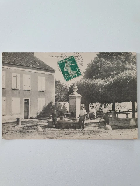 Carte Postale Ancienne Igny Le Jard 51