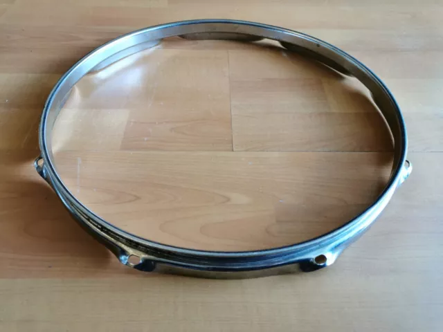 Vintage 13" Pearl 8 Lug Rack Tom Hoop / Snare Drum Hoop Made in Japan 1980's